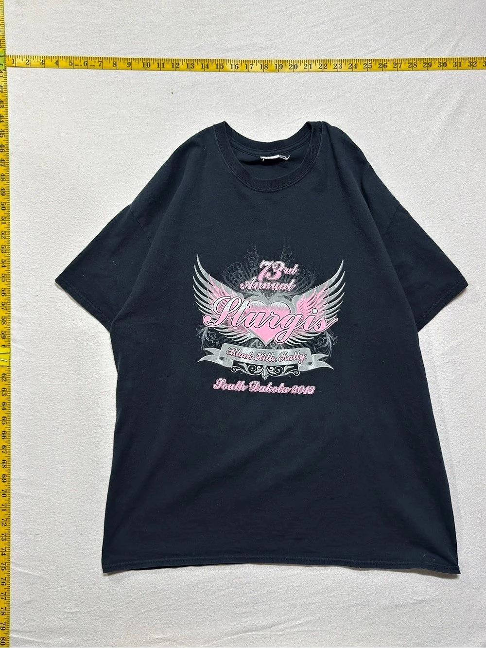Sturgis 73rd Annual Sturgis Black Hills Rally 2013 Graphic T-Shirt in pink